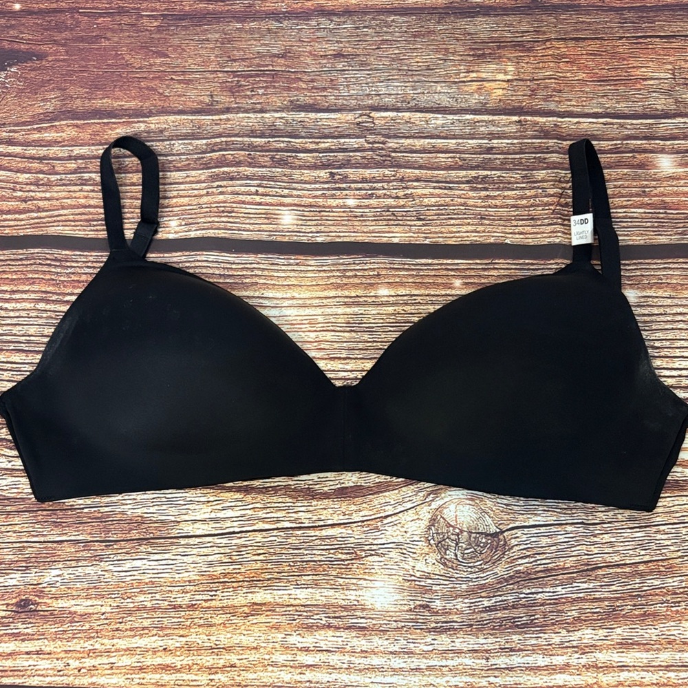 NWT PINK Victoria's Secret Wear Everywhere Wireless Classic Black Bra